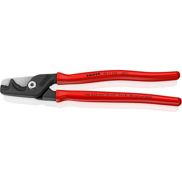 Knipex Stepcut Xl Kabelschere 95 11 225 Rot LäNge 225Mm (95 11 225)-image