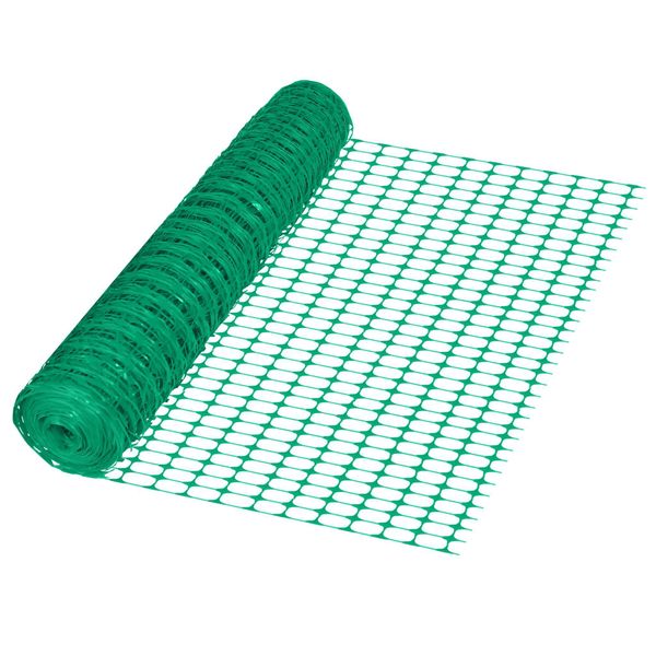 Yuenfong 80M Barriera Recinto Pascolo Rete Di Sicurezza In Plastica Pe Recinto Cane Recinzione Di Avvertimento Costruzione Recinto Gioco Recinzione Rete Di Sicurezza Per La Famiglia (Verde)-image