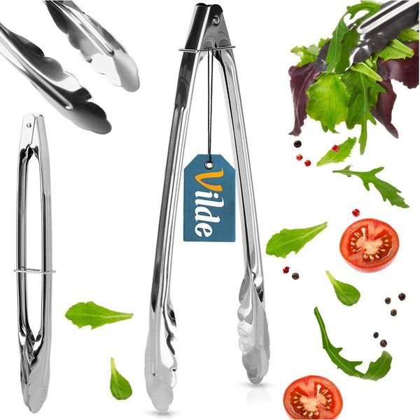 Vilde Pinze Da Cucina Pinze Da Barbecue Pinze In Acciaio Inox 30 Cm-image