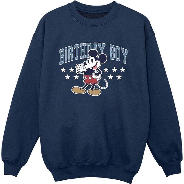 Disney - Felpa Per Ragazzi - Compleanno BI53426 (116) (Blu Navy)-image