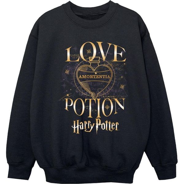 Harry Potter - Felpa Per Ragazze BI54010 (152-158) (Nero)-image