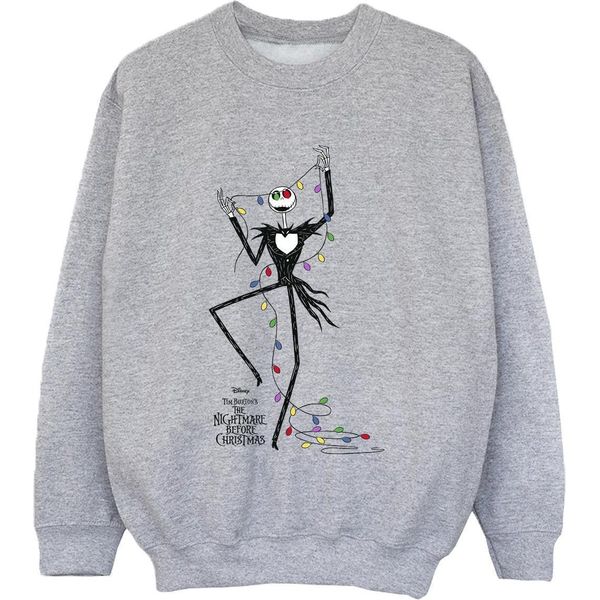 The Nightmare Before Christmas - Felpa Per Ragazzi BI55002 (128) (Grigio Sport)-image
