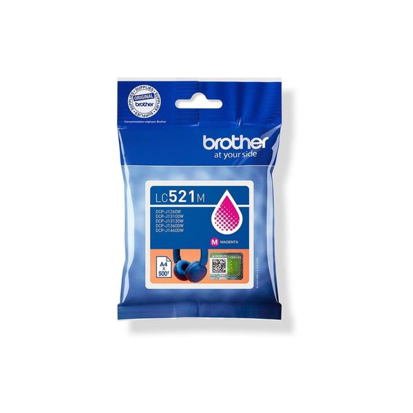 Original Brother DCP-J 1260 W (LC-521M) Druckerpatrone Magenta-image