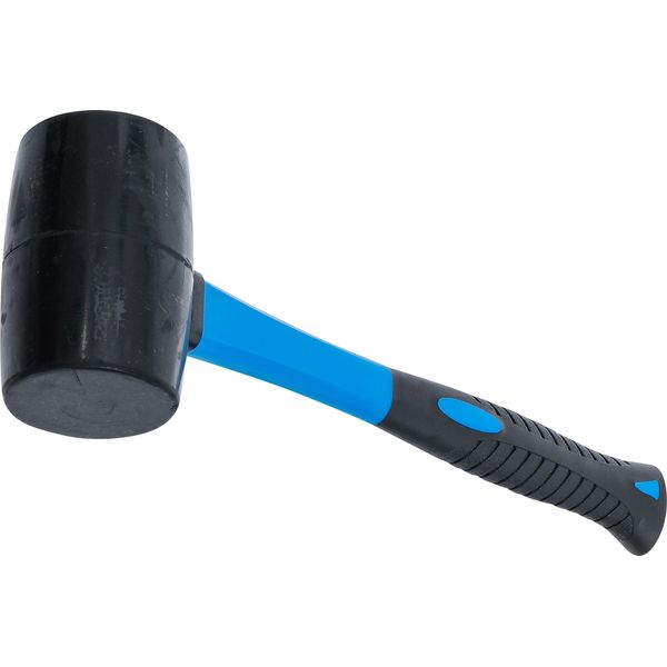 Bgs Mazzuola In Gomma Manico In Fibra Di Vetro Testa Nera Ø 60 Mm 500 G - 1961-image