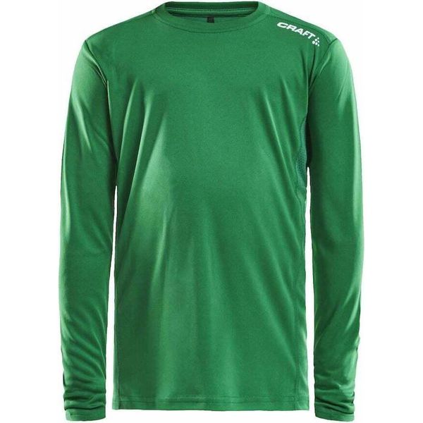 Craft Rush Ls Tee Jr Team Green 110/116-image