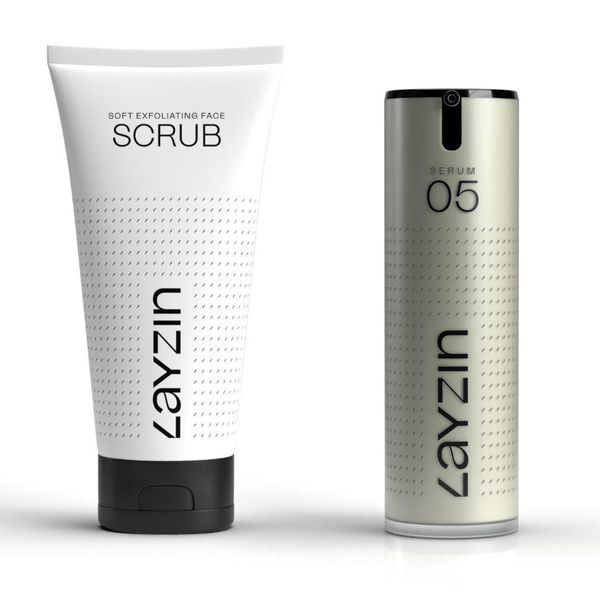 Layzin Skin Harmony – Scrub & Serum 05 | Per Una Pelle Uniforme E Vitale | Elimina Rossori E Irritazioni | 100Ml & 30Ml-image