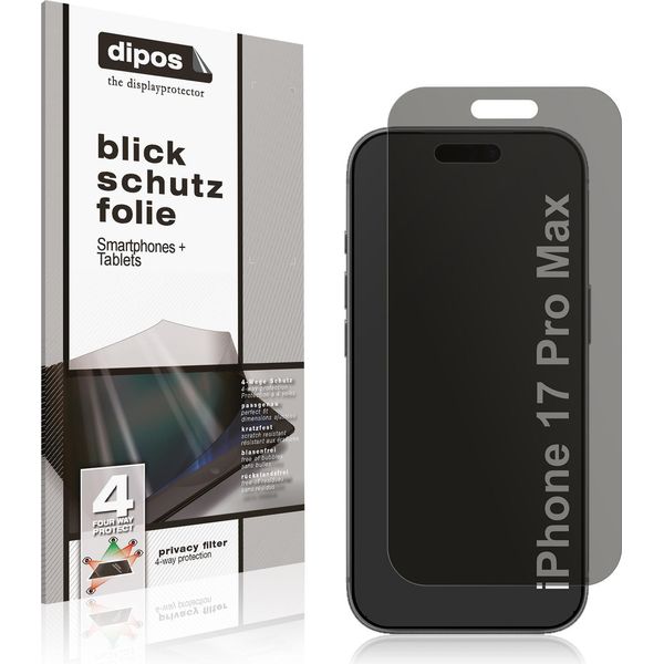 Pellicola Prottetiva Per Apple Iphone 17 Pro Max Protezione Vista 4 Modi Dipos-image