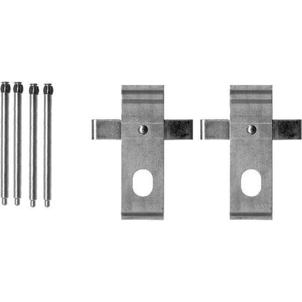 Hella 8DZ 355 203-111 Kit Di Accessori Per Pastiglie Del Freno A Disco Anteriore Per Bmw 7 (E38) 8 (E31)-image
