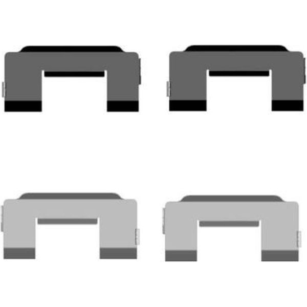 Hella 8DZ 355 204-471 Kit Di Accessori Per Pastiglie Del Freno A Disco Anteriore Per Jaguar S-Type (X200)-image