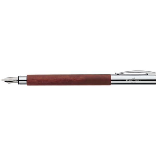 Faber Castell Stilografica Ambition Pennino Marrone Pera F-image