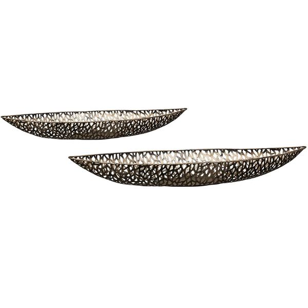 Gilde Schale, "Purley"", Metall, Goldfarben, , L. 21 Cm, B. 80 Cm, H. 10 Cm 84085/Abverkauf Nur Solange Vorrat Reicht"-image