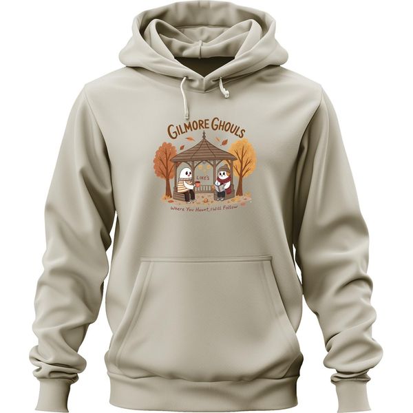 Gilmore Ghouls Dove Tu Vai Seguirò Herbst Geister Niedlich Unisex Hoodie Kapuzenpullover, Natur, M-image