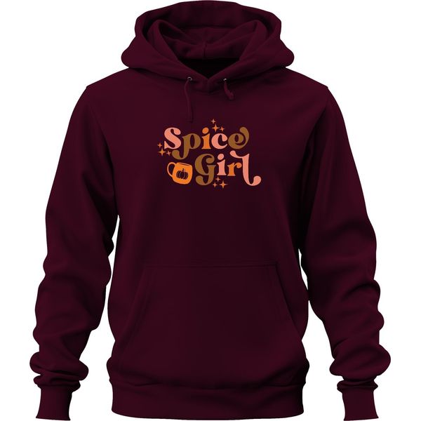 Spice Girl Pumpkin Spice Latte Pumpkin Latte Autumn Pumpkin Retro Felpa Con Cappuccio Unisex, Borgogna, L-image