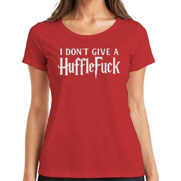 Non Me Ne Frega Un Cazzo Lustig Halloween Harry Potter Fan Geschenk Damen T-Shirt, Rot, 3XL-image