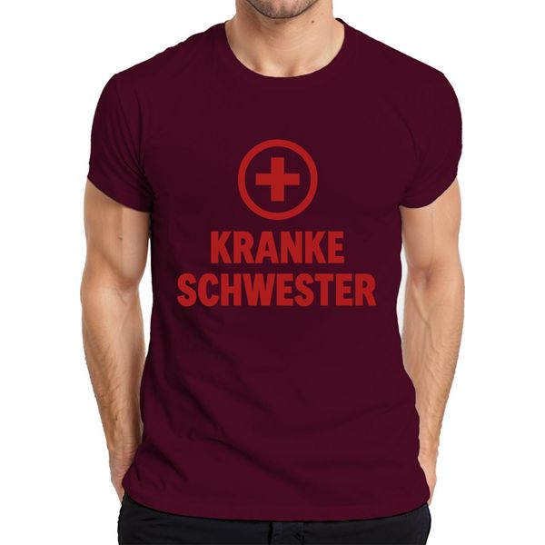 Sick Nurse Regalo Infermiere Umorismo Infermiere Halloween Maglietta Da Uomo, Borgogna, S-image