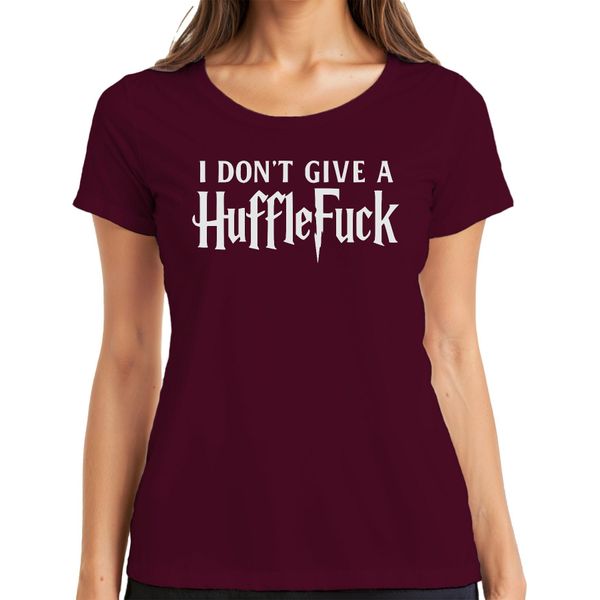 Non Me Ne Frega Un Cazzo Lustig Halloween Harry Potter Fan Geschenk Damen T-Shirt, Borgogna, L-image