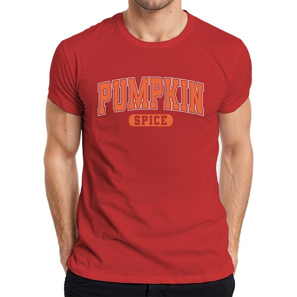 Maglietta Da Uomo Pumpkin Spice Pumpkin Spice Autumn Halloween Pumpkin Latte Coffee, Rosso, Xl-image