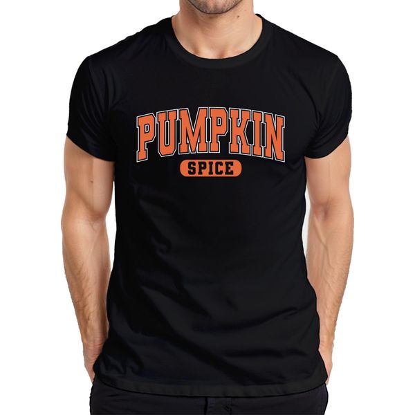 Maglietta Da Uomo Pumpkin Spice Pumpkin Spice Autumn Halloween Pumpkin Latte Coffee, Nero, M-image