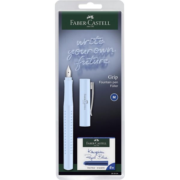 FABER-CASTELL Penna Stilografica Grip 2010 M New Harmony Bk Assortiti-image