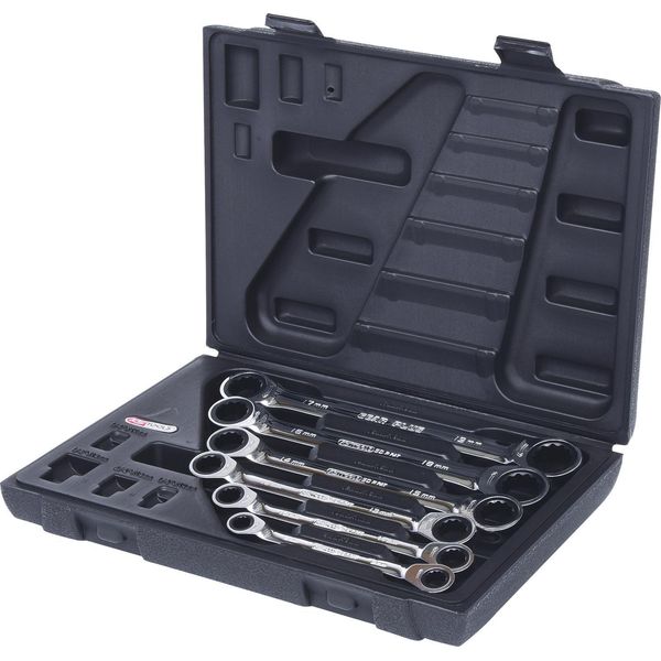 Ks Tools Gear+ Set Di Chiavi A Doppio Anello, 6 Pz.8X9-17X19Mm, 503.4556-image