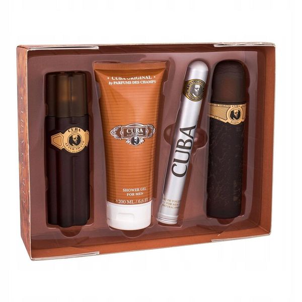 Cuba - Set Regalo Cuba Gold Edt 100 Ml, Dopobarba Cuba Gold 100 Ml, Gel Doccia Cuba Gold 200 Ml E Cuba Gold Edt 35 Ml 100Ml-image