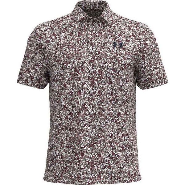 Under Armour Golf Playoff 3.0 Printed Kurzarm-Poloshirt Grau M Grau M-image