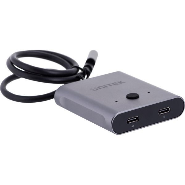 Unitek Two-Way Signal Switch USB-C 2 In 1 Out 4K-image