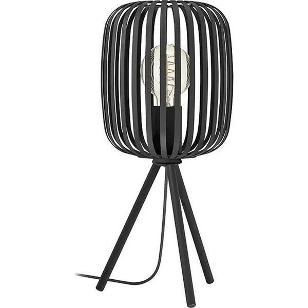 Eglo ''Romazzina'' Lampada Da Tavolo, E27, Acciaio, Nero-image