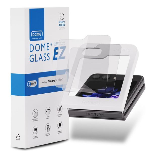 Vetro Whitestone Ez 2-Pack Galaxy Z Flip 5 Clear-image