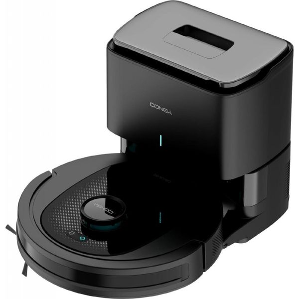 Cecotec Conga 7490 Robot Aspirapolvere Ultimate Home X-Treme, 2600 Pa, 120 Min. Di Autonomia, Navigazione Laser E Base Autopulente, Pulizia 4 In 1, Spazzola Centrale Multifunzionale, App Cecotec-image