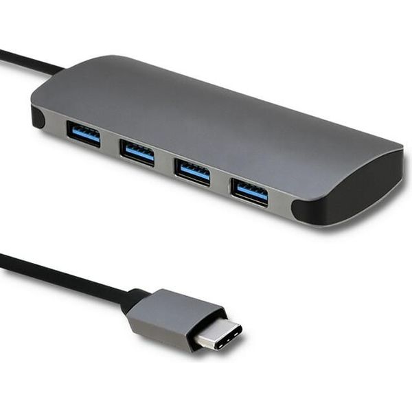 Qoltec Hub Adapter USB-C 3.1 5In1 | 4X Usb 3.0 |-image