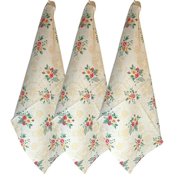 Home Elements Set Di 3 Strofinacci 50*70 Cm, Bouquet-image