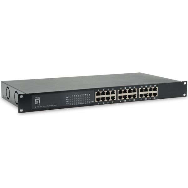 Switch Level One GEP-2421W150 Switch Levelone 24X GEP-2421W150 19" 150W 24Xpoe"-image