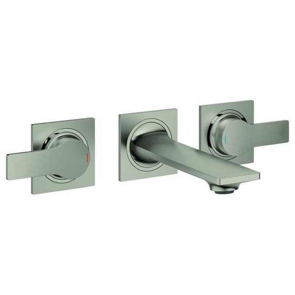 Grohe 3-Loch-Waschtisch-Wandbatterie Allure 20189_2 FüR 29025 Ausl. 150Mm Satin Steel, 20189MS2 20189MS2-image