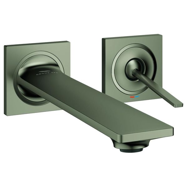 Grohe 2-Loch-Waschtisch-Wandbatterie Allure 19386_2 FüR 23429 Ausl. 212Mm Satin Graphite, 19386MG2 19386MG2-image