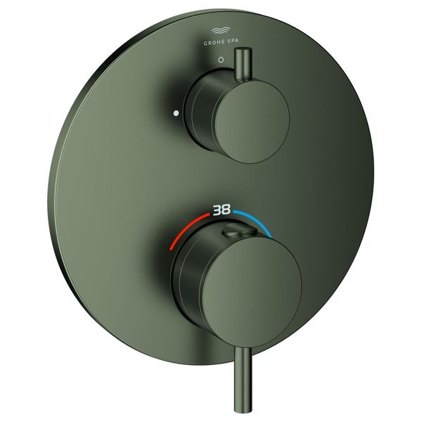 Grohe Thermostat-Brausebatterie Atrio 24357 FüR 35604 Satin Graphite, 24357MG0 24357MG0-image