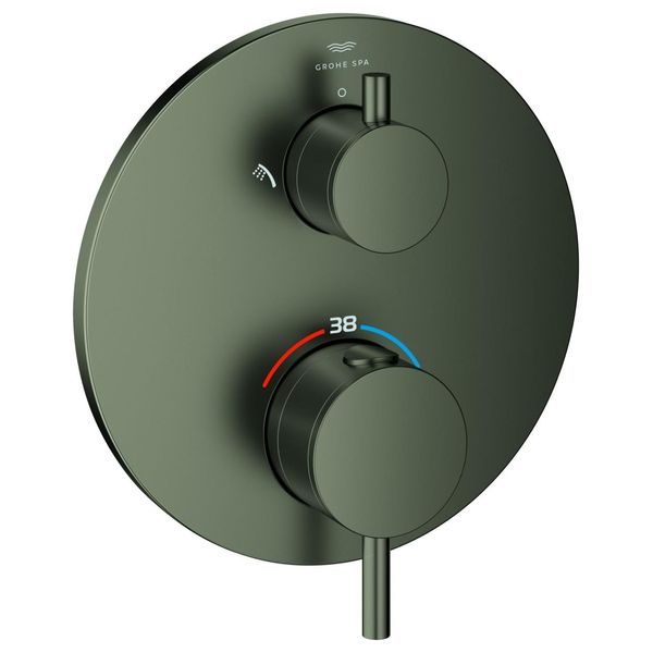 Grohe Thermostat-Brausebatterie Atrio 24358 FüR 35604 2-W-Umst. Satin Graphite, 24358MG0 24358MG0-image