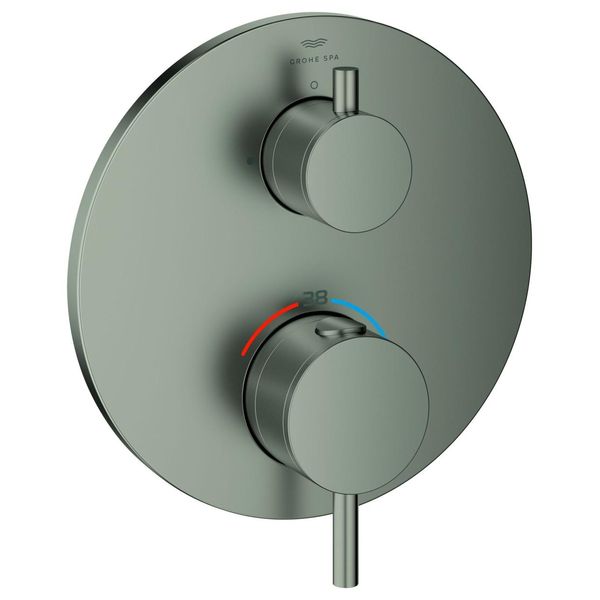 Grohe Thermostat-Brausebatterie Atrio 24357 FüR 35604 Satin Steel, 24357MS0 24357MS0-image