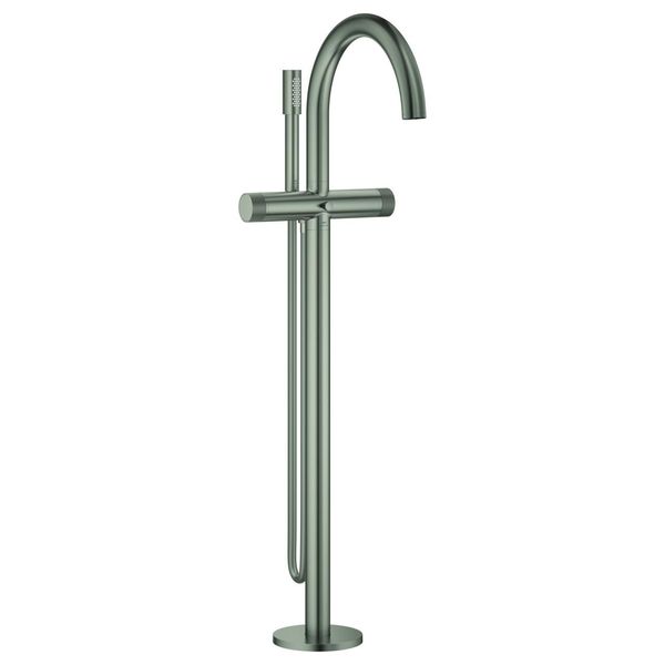 Grohe Wannenbatterie Atrio Private C. 25229 Bodenmontage Knopfbet. Satin Steel, 25229MS0 25229MS0-image