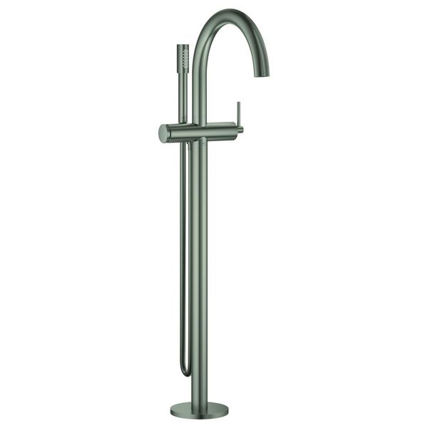 Grohe Wannenbatterie Atrio 24368 Bodenmontage Satin Steel, 24368MS0 24368MS0-image