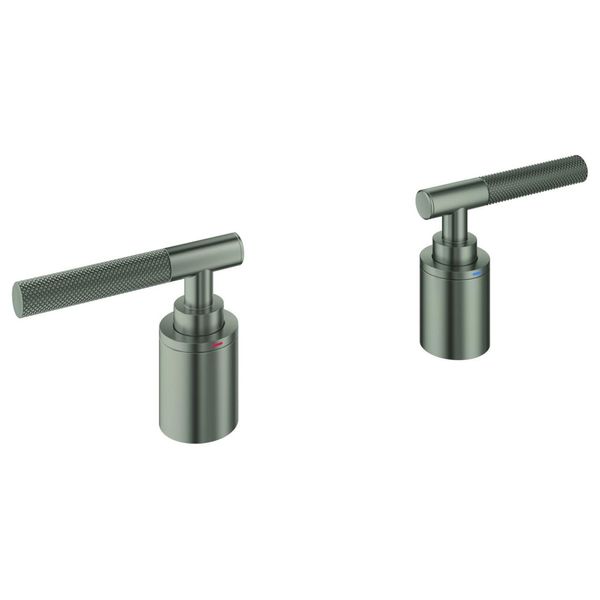 Grohe Hebelgriffe Atrio Private C. 48651 RäNdelstruktur Satin Steel, 48651MS0 48651MS0-image