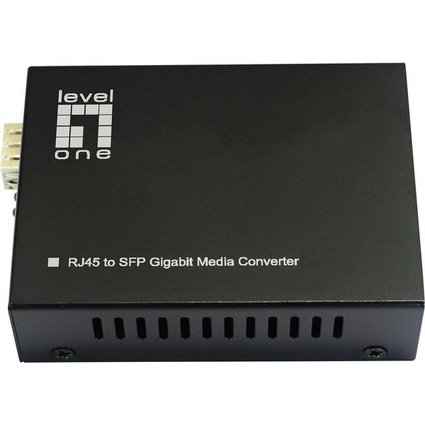 Levelone Konverter GVT-2015 10/100/1000T>RJ45 To Sfp 60W Sw - Converter - 0,1 Gbps (GVT-2015)-image
