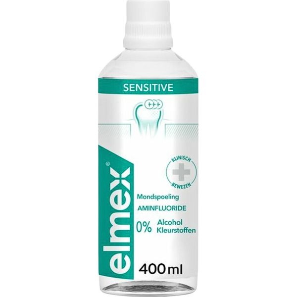 Elmex - Risciacquo Denti - Sensitive - 0% Alcool - 400 Ml - 1 Pezzo-image