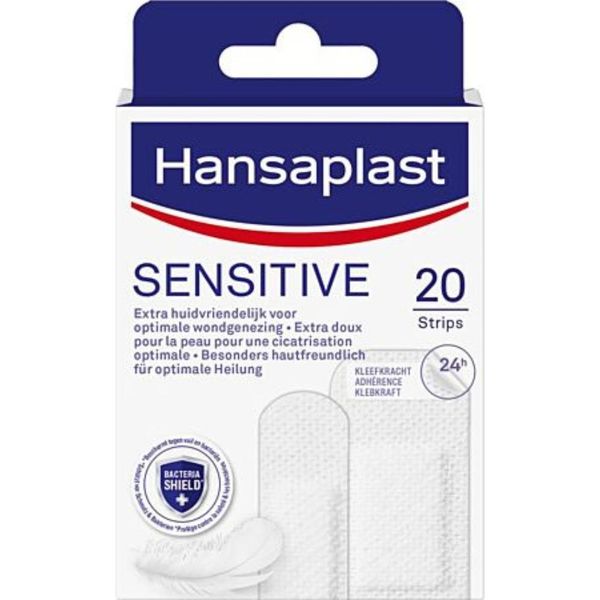 Hansaplast - Cerotti Sensibili - Cura Delle Ferite - 20 Cerotti - 1 Pezzo-image