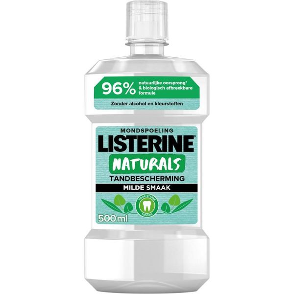 Listerine Naturals Collutorio Protezione Denti 500 Ml - 1 Pezzo-image
