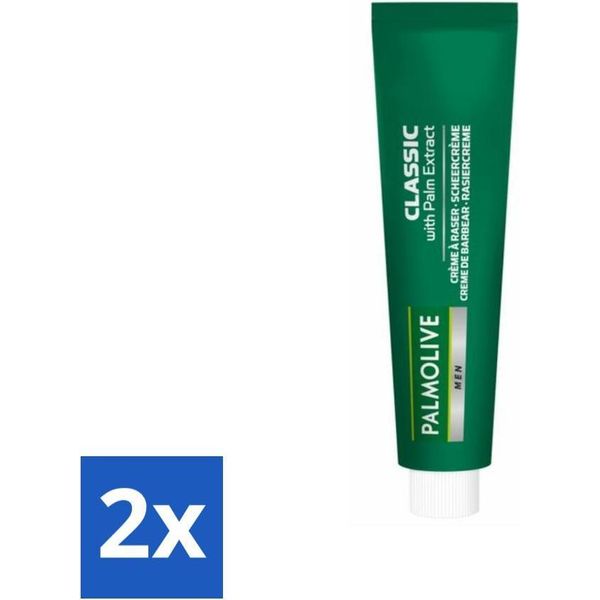 Palmolive Uomo Crema Da Barba Classica 100 Ml - Confezione Risparmio - 2 Pezzi-image