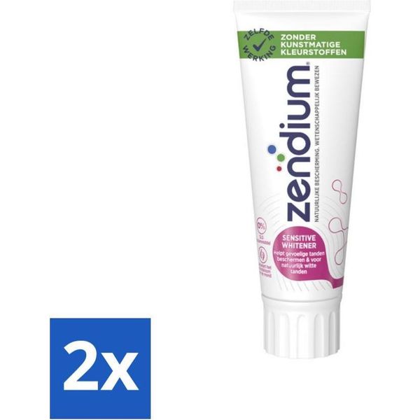 Zendium Dentifricio Sensitive 75 Ml - Confezione Risparmio - 2 Pezzi-image