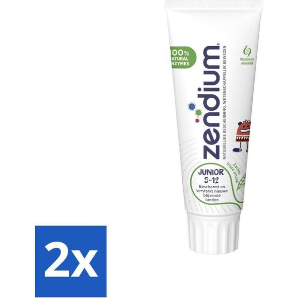 Zendium Dentifricio Junior 75 Ml - Confezione Risparmio - 2 Pezzi-image