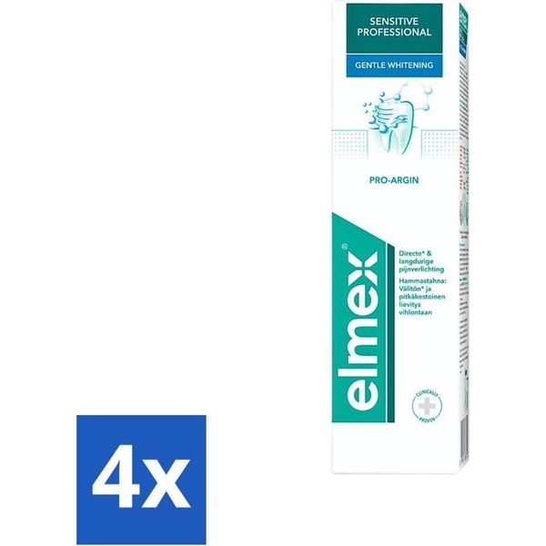Elmex Dentifricio Sensitive Professional Sbiancante Delicato 75 Ml - Confezione Risparmio - 4 Pezzi-image