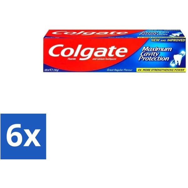 Dentifricio Colgate Massima Protezione Dalla Carie 100 Ml - Confezione Risparmio - 6 Pezzi-image